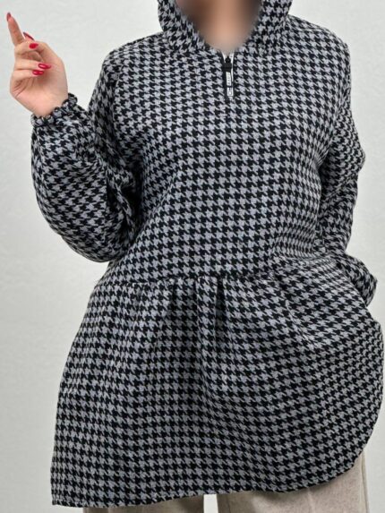 مانتو پیچازی نیم زیپ کد:۳۱۱۰۰۰