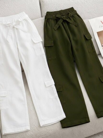 شلوار کارگو کتان  کد:۷۲۲۰۰۰